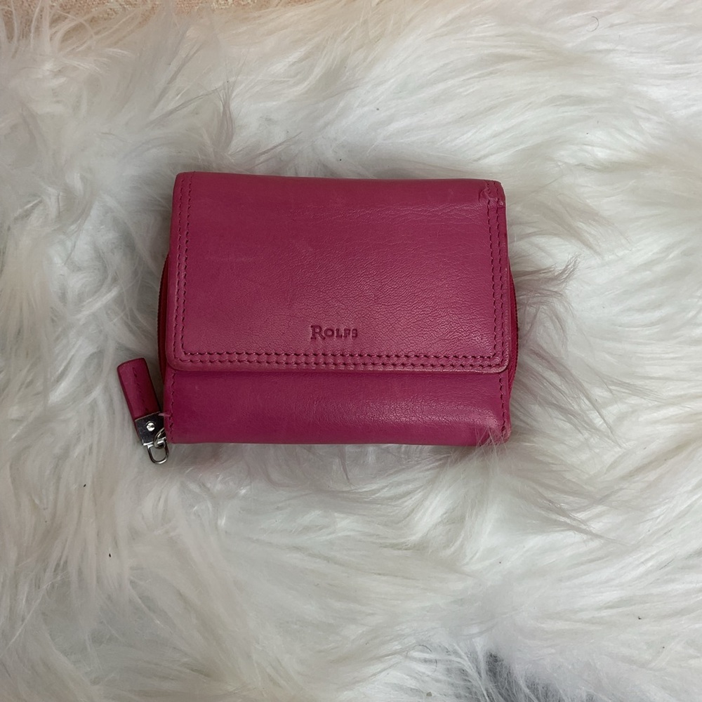Rolfs Genuine Leather Pink Wallet